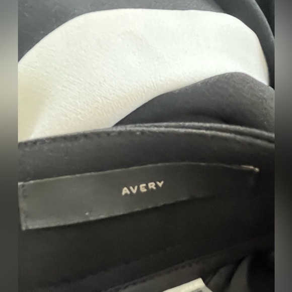 BANANA REPUBLIC Black Avery Tuxedo Stripe Cropped Dress Pants Women’s Size 4 - Picture 7 of 13